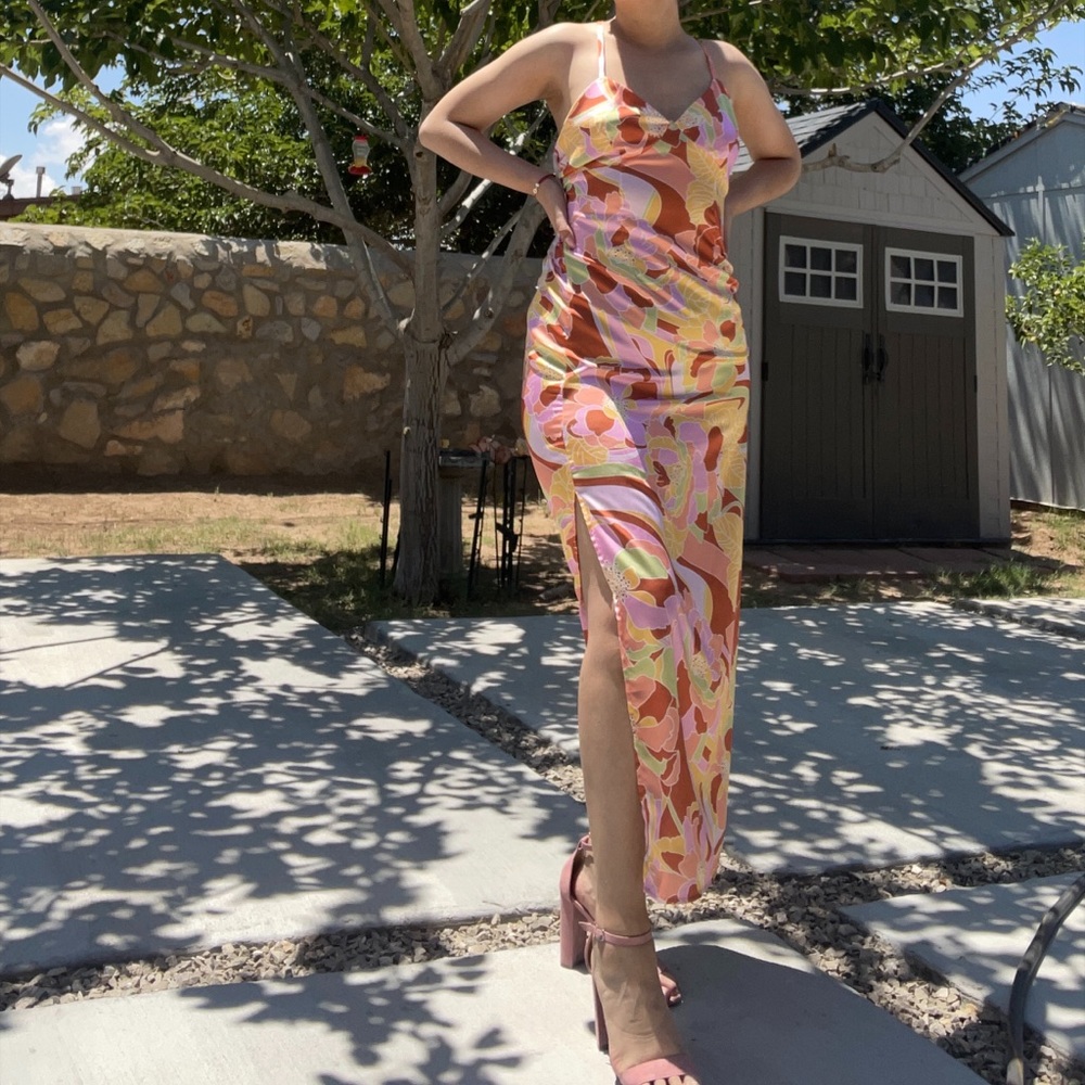 Satin dress